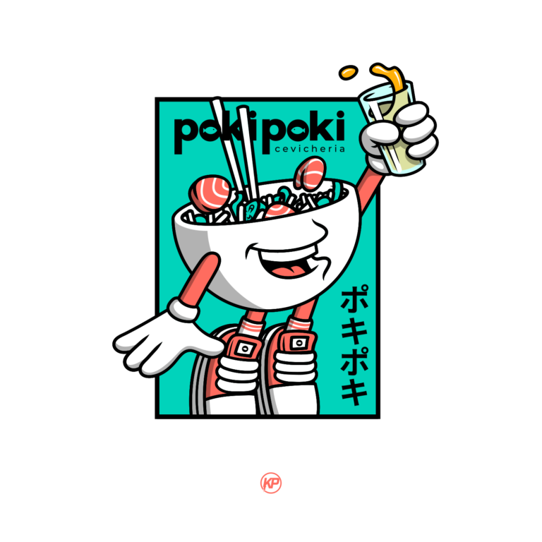 POKI POKI BEER GRAPHIC