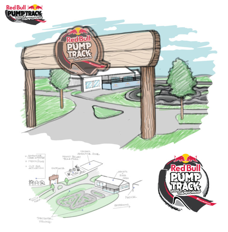 REDBULL PUMP TRACK CHAMPIONSHIPS EVENT SKETCH